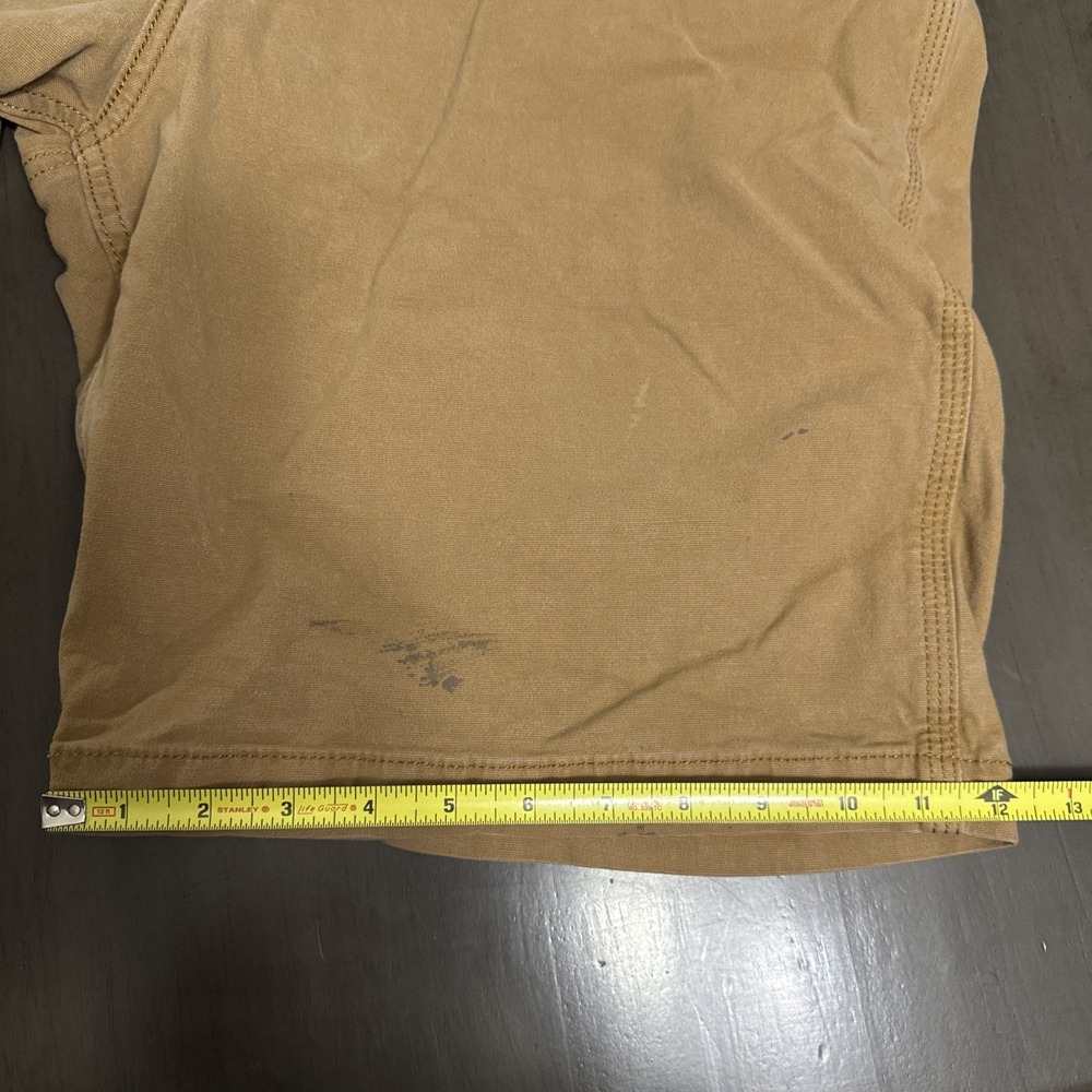 Carhartt Shorts Mens 42 Fits 40 Faded Khaki Carpenter Distressed Grunge 102514 - Picture 12 of 16